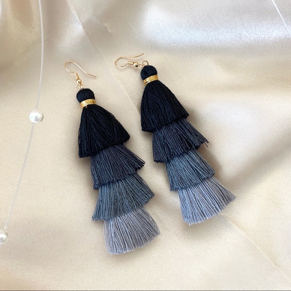 ”Kona” Earrings /  Tassels Color Earrings - Picture 4 of 6